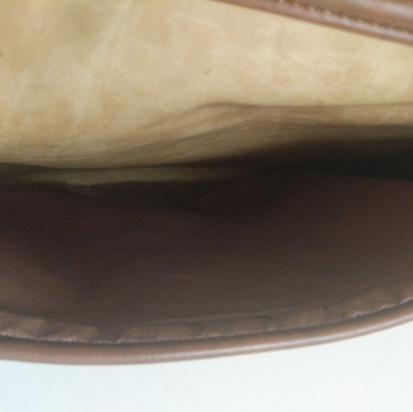 Snakeskin Leather Purse Convertible Shoulder Bag To Clutch Brown - Picture 11 of 12